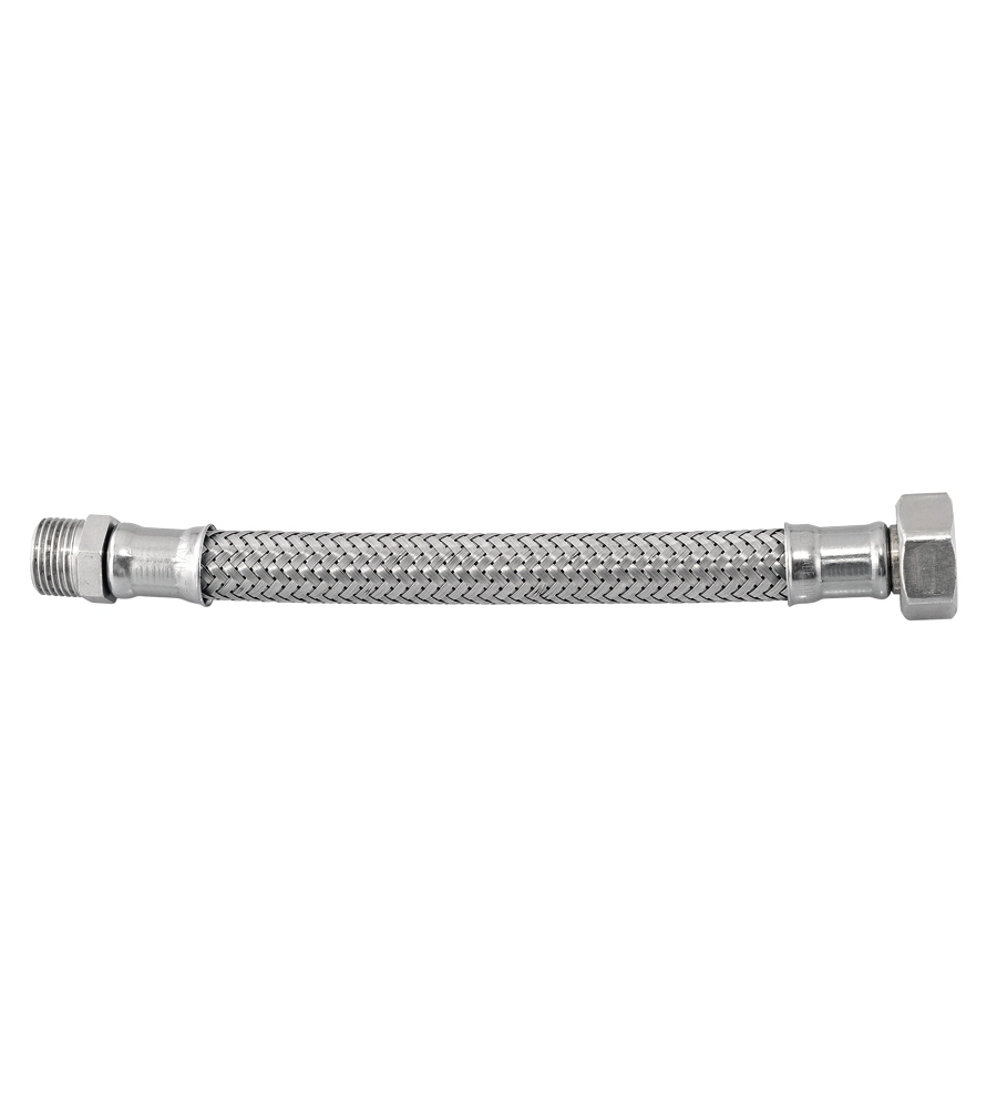 ATTACCO FLESSIBILE FLEX NORMALE - 3/8M-1/2F DA 40 CM.